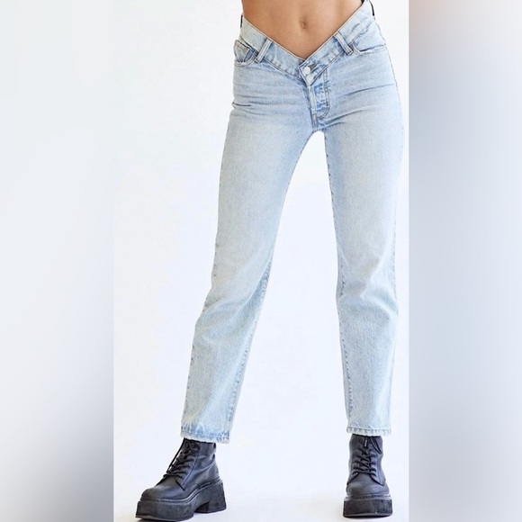 Revice Denim Viper Jeans Size 30 Women’s Crossover Waistline - Picture 3 of 15